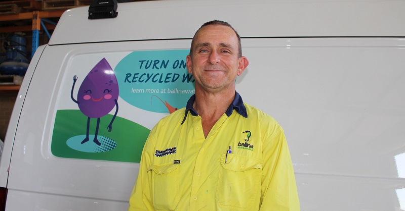 Ballina wastewater fitter Mark Fleming