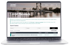 image of local tenders landing page